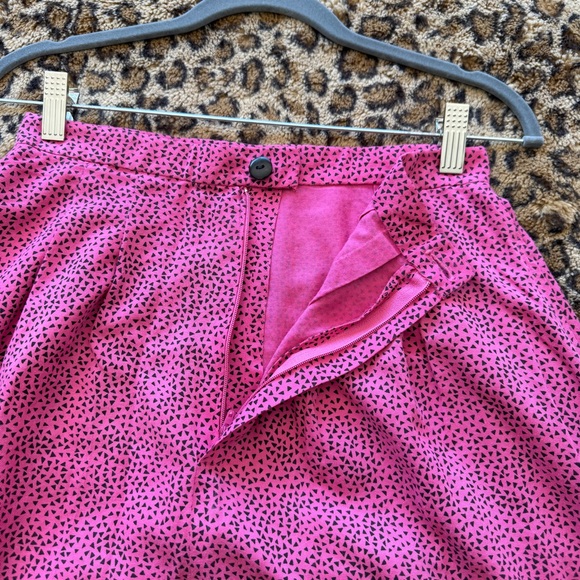 Retro Pink A Line Skirt - Picture 3 of 7